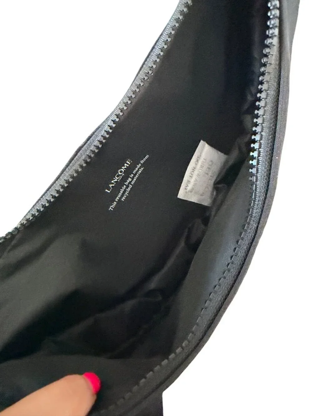 LANCÔME Black Adjustable Crossbody Bag NEW NWOT